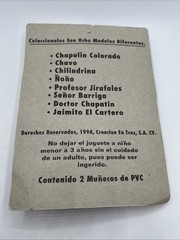 El Chavo Del Ocho & Chapulín Colorado Jaimito El Cartero Figure Mexico New 1994