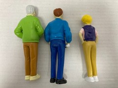 Lot of 3 Adult Lakeshore Learning PVC Toy Figures 5″ Tall GUC