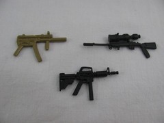 Hasbro Gi Joe Rapid Deployment Force Shockwave & Fast Draw w/ Weapons & Case VG