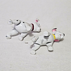 Just Toys Bend-Ems 101 Dalmatians lot of 6 bendy toys (with marks/wear)
