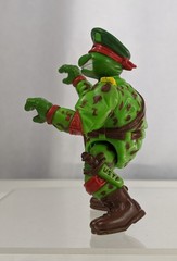 1991 Playmates Teenage Mutant Ninja Turtles Raph The Green Beret Action Figure