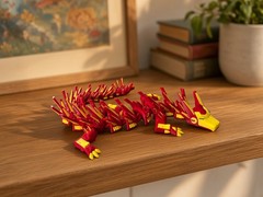 Iron Man 3-D printed dragon