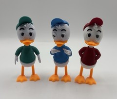 3D Print DuckTales Huey Dewey Louie 3″ Action Figure Display