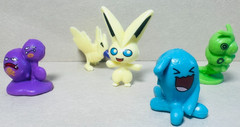 100 Randomly Assorted Pokemon Figures 1 Inch Figurines Pokemon Go Characters