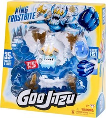 Goo Jit Zu KING FROSTBITE 10Inch Action Figure with 35+ Phrases and Lights