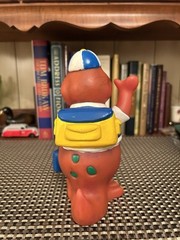 1992 Lyons Group Barney Purple Dinosaur Coin Piggy Bank Back to School Read