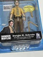 The Office Dwight Schrute Michael Scott 5″ Series 1 Action Figures New Sealed