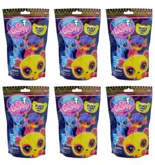 Lot Of 6 Littlest Pet Shop Series 1 Black Light Pets -Sealed Blind Bags