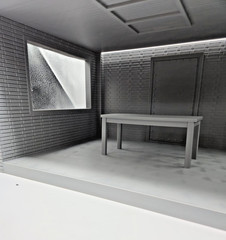 1:10 Scale Replica The Dark Knight Interrogation Room Diorama for 7 inch Figures
