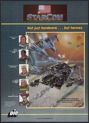 STARCOM: US SPACE FORCE – Original 1988 Trade AD / poster – DIC licensing