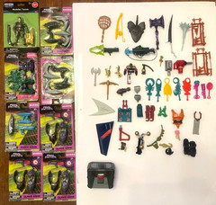 Final Faction lot mobile unit synthoid striker shock quake arms + accessories