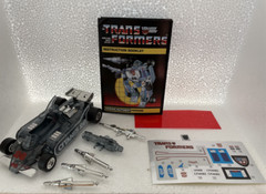 TRANSFORMERS G1 Reissue Mirage Blue / Clear Black/Gold Red Free SpeedPAK Ship
