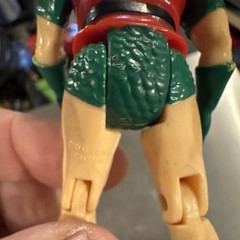 Robin Batman Vintage 1989 Action Figure Red Green Yellow Comic Book Heroes Toy