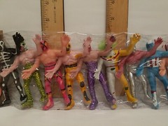 LUCHA LIBRE SET 12 Pack 4in Action Figures Mexican Toys Mexican Wrestlers IAE