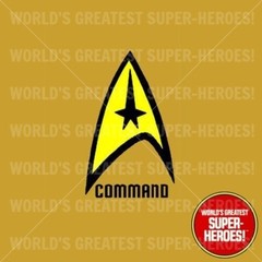 Mego Star Trek Decal Custom Command Insignia Pre-Cut Vinyl For 8” Action Figure