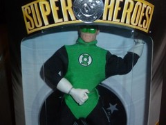 HASBRO DC SUPERHEROES 9 INCH FIGURE BOXED AQUAMAN GREEN ARROW LANTERN 3 FIGURES
