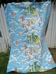 Masters Of The Universe Vintage Throw Blanket Mattel MOTU USA 88” X 63” Inches