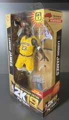 LeBron James NBA McFarlane Los Angeles LAKERS Yellow Jersey