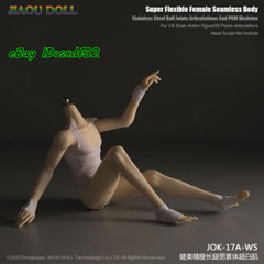 JIAOU DOLL JOK-17 1:6 Scale Super Flexible Seamless Male Body Figure Model Toys