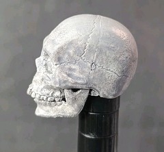NECA custom fodder Black & White Vincent Price Figure ALT SKULL HEAD Accessory