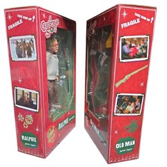 NECA A CHRISTMAS STORY RALPHIE + OLD MAN 8” CLOTH ACTION FIGURES FIGURE SET OF 2
