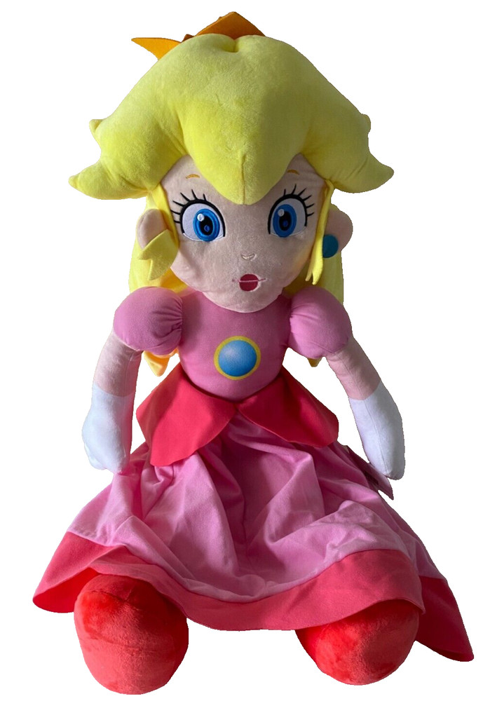 GIANT PRINCESS PEACH PLUSH TOY 36 INCH NINTENDO MARIO NWT