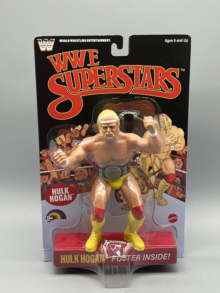 Black Card WWE LJN Superstars Hulk Hogan 8″ 1980s Retro Action Figure NEW