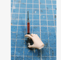 1/6 Male Soldier Injection Syringe Model for 12”action figure ph tbl-01