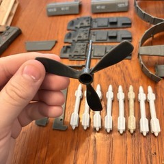 Vintage 1984 GI Joe ARAH Killer Whale Hovercraft Parts Lot!