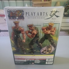 Play Arts Kai Super Street Fighter Guile Arcade Edition Figure Vol 3 New Sealed