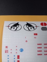 Gi Joe 1984 Killer Whale Sticker Sheet, New Custom Sticker Sheet, Peel & Stick !