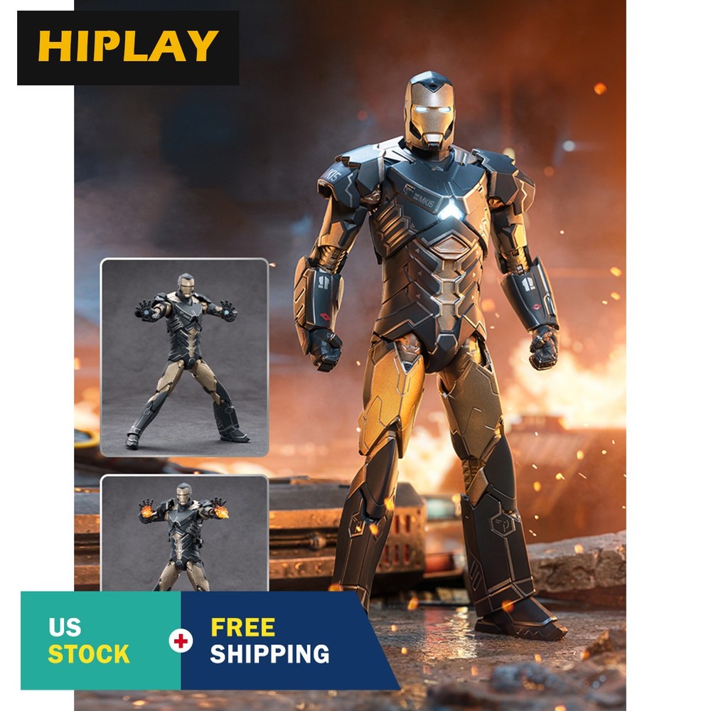 HIPLAY ZD Toys Iron Man MK15 Non-Light-Up Edition 1906-15 1/10 Action Figure
