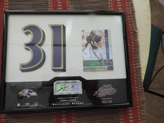 2002 NFL PLAYOFF ABSOLUTE PLAQUES, PERSONALLY AUTOGRAPHED BY PLAYER, LIMITED ED.