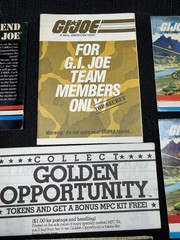 1982 The Legend of G.I. GI Joe Catalog v1 Straight Arm Figures Vintage ARAH Lot