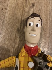 Disney Pixar Buzz Light Year 12” and Woody 14” Figures Vintage