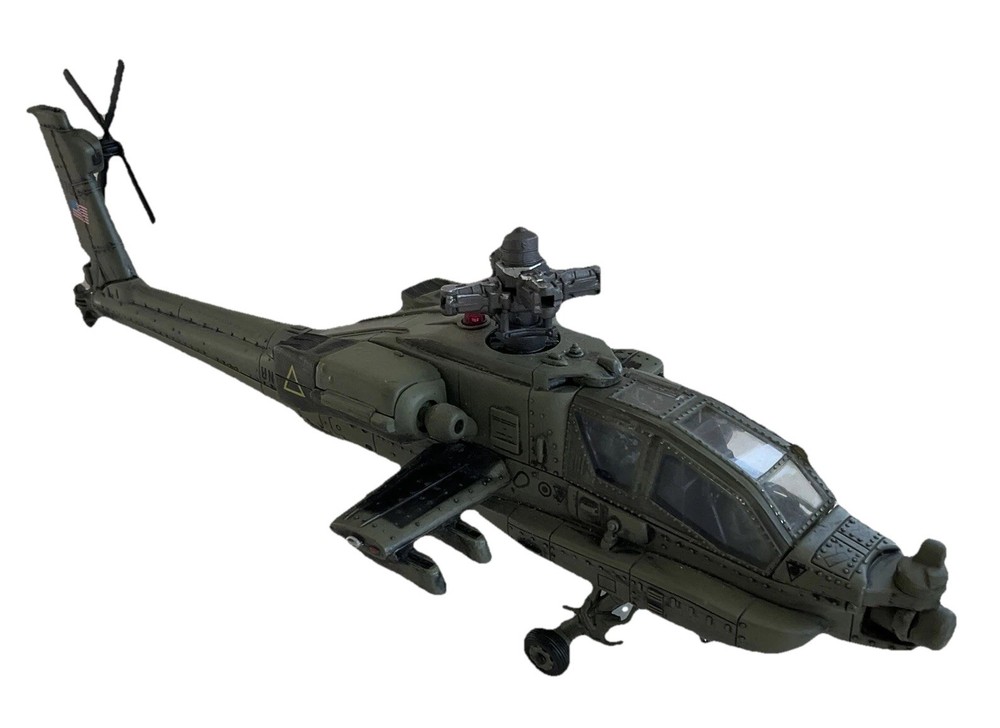Unimax Forces of Valor Apache Attack Helicopter AH-64A Diecast 1:48 Action Ser