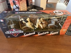 McFarlane MLB Buster Posey Scutaro Pablo Sandoval Giants World Series 3 Pack New
