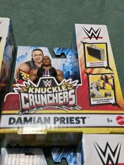 WWE Knuckle Crunchers Lot Of 4 Jey Uso Jimmy Uso Roman Reigns Damien Priest NIB