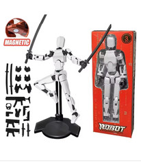 Titan13, Dummy 13, T13 Action Figure,Toy Robot, 3D Printed – Fully Assembled