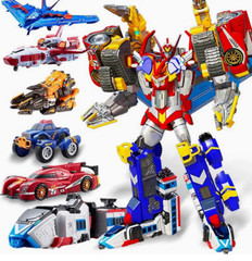 Tobot V Galaxy Detectives 6In1 Master Ultimate Figure Transformer Robot Boy Toy