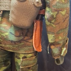 Vietnam War Action Figure w Camo Uniform Clothes Rifle & Backpack Gear 12 in