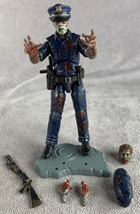 Officer Zed Police Zombie Vitruvian HACKS Series 1 Action Figure 1:18 Scale