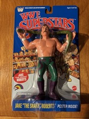 2026 LJN Series 3 WWF WWE Jake The Snake Roberts Retro Figure Blue Card Mattel