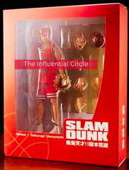 Slam Dunk Sakuragi Hanamichi 22cm Action Figure Movable GT TOYS Collectible Mode