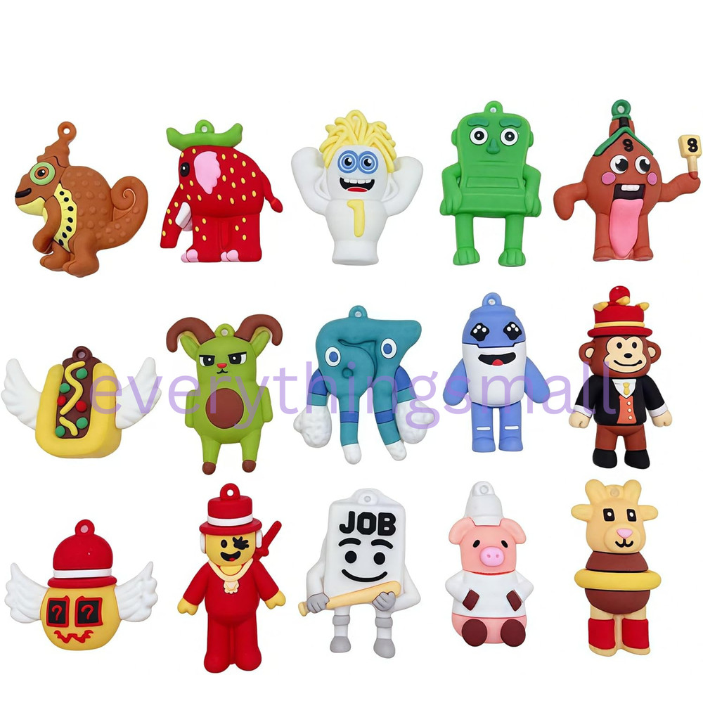 15/24/48pcs Steal a Brainrot 67 Toys 2.1″ Italian Brain Rot Action Figure Set