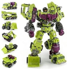 JINBAO Devastator Bruticus Warbotron PREDAKING Feral Rex Oversized Figure