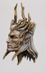 Fantasy D&D Mythic Legions Rotwood Elf King Head 1:12 Custom Resin 3d Print