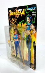 Vintage 1997 Bolt Toys PANDORA Blue Version with Spear Great 1990s Comic Figure