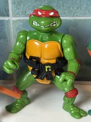 Vintage 1988 Teenage Mutant Ninja Turtles Toy Figures TMNT