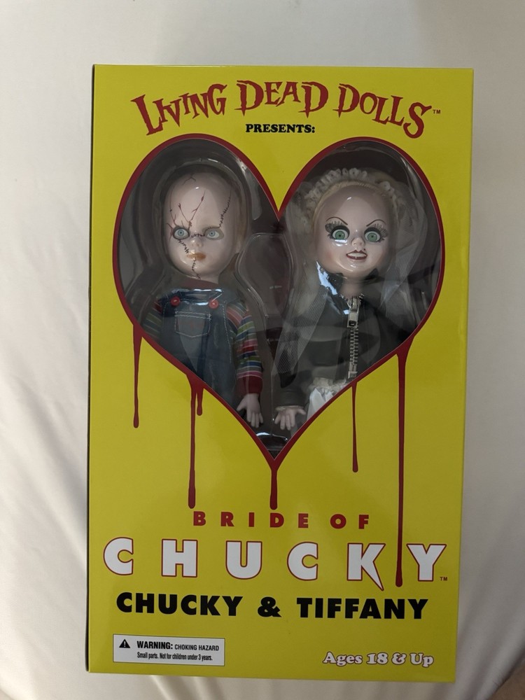 Living Dead Dolls Bride Of Chucky 2 Pack Chucky & Tiffany